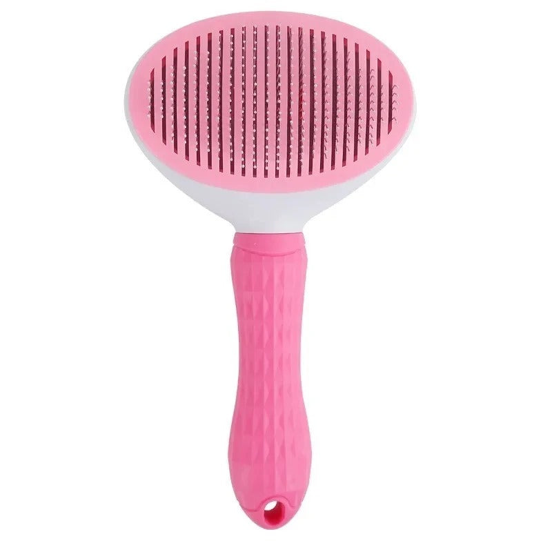 Self-Cleaning Pet Brush – Grooming Comb for Dogs and Cats
